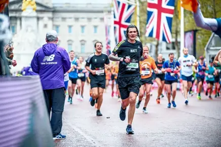 Matt runs London Marathon Matt runs London Marathon