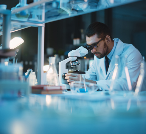 Scientist in a laboratory