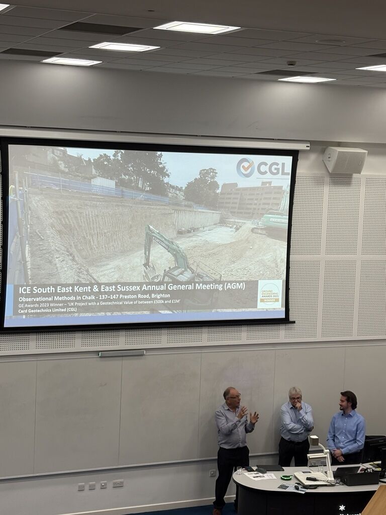 CGL team delivering a presentation