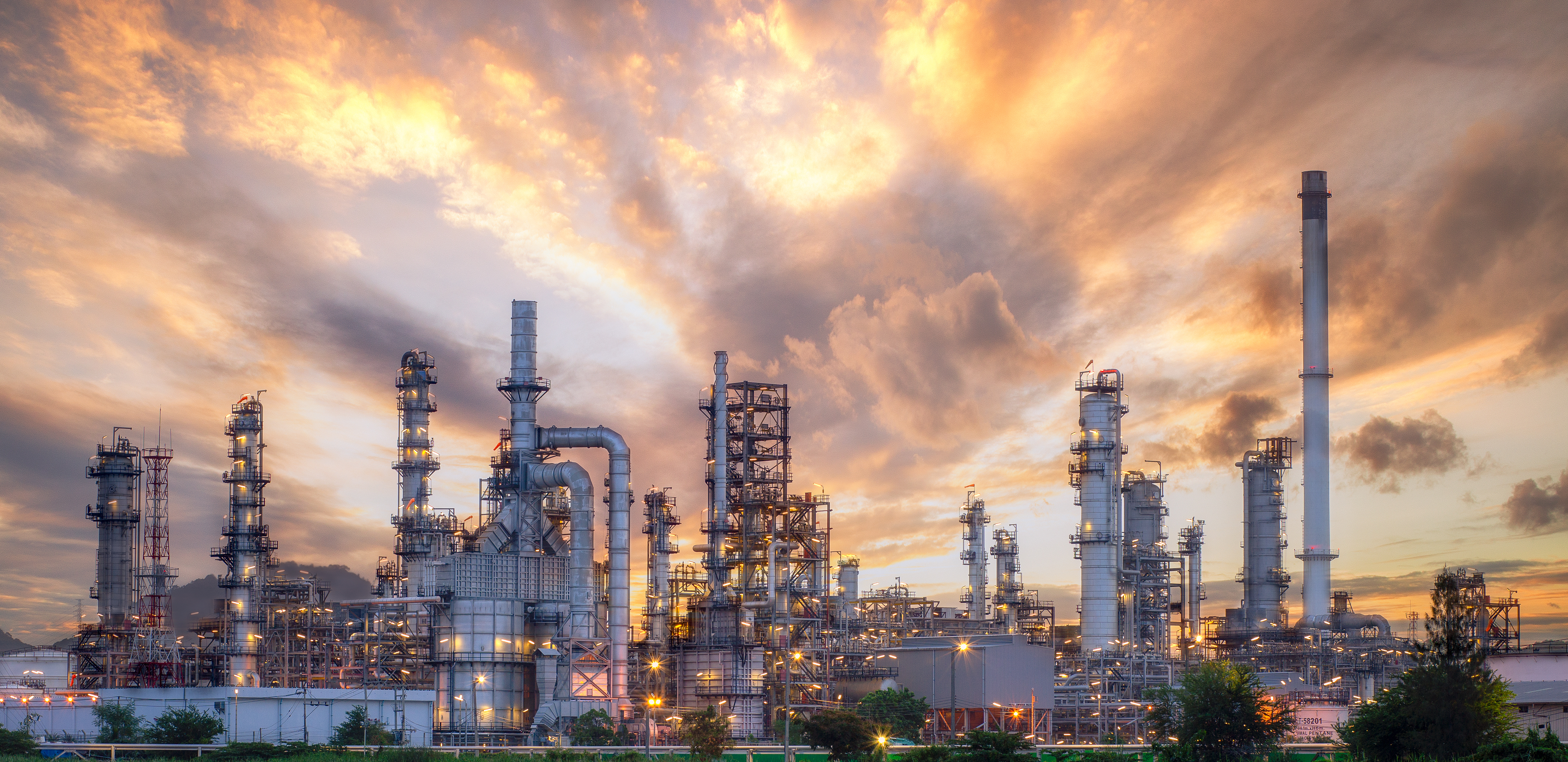 A power plant view