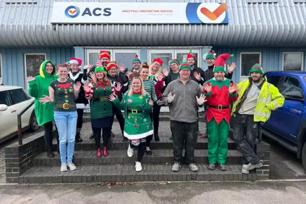 ACS Team on Elf Day ACS Team on Elf Day