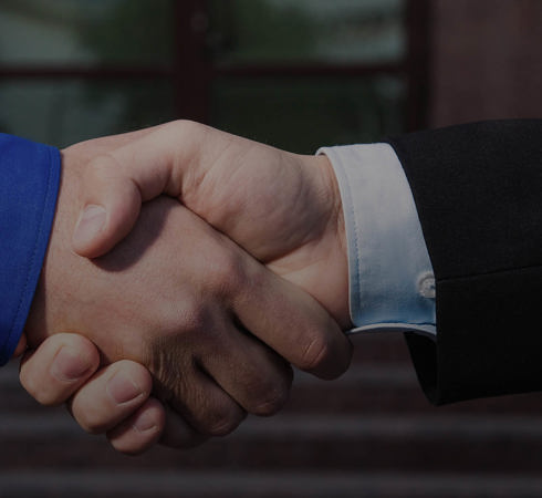 Two Business Men Shaking Hands