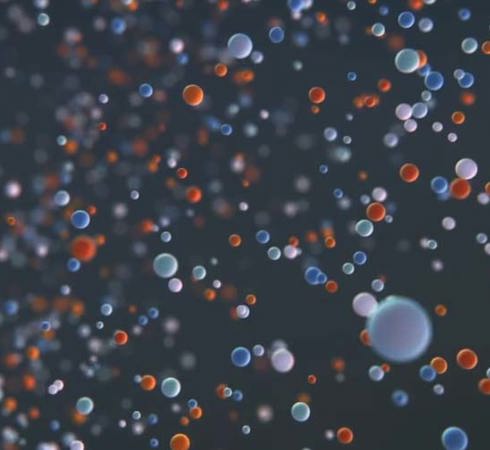 Colourful bubbles