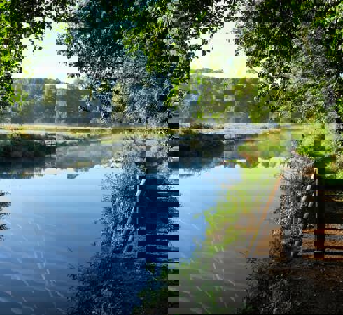 A river