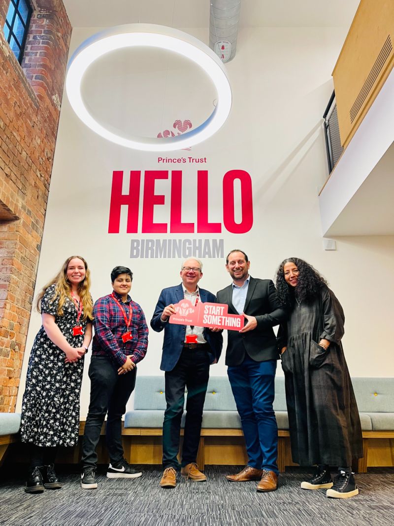 Princes Trust charity presentation