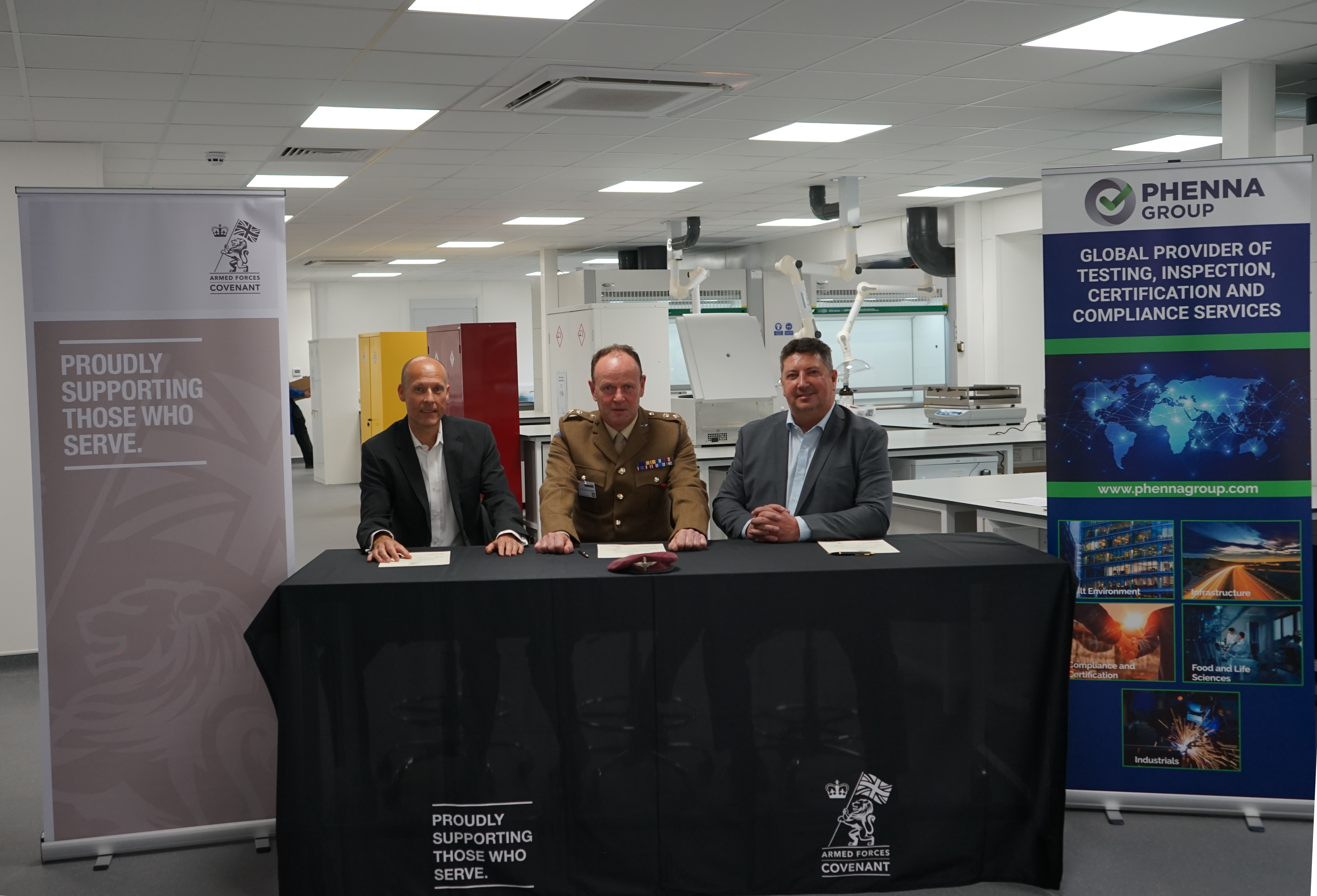 Phenna Signs Armed Forces Covenant