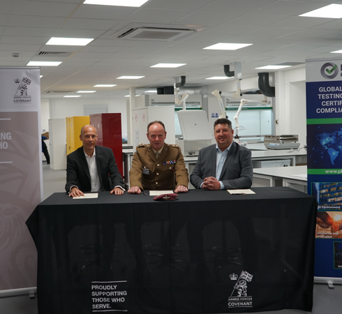 Phenna Signs Armed Forces Covenant