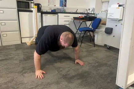 Andy's push up challenge Andy's push up challenge